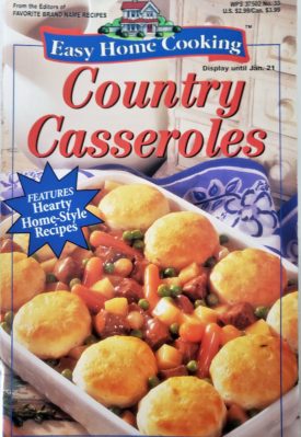 Country Casseroles No. 33 (Easy Home Cooking) (Small Format Staple Bound Booklet)
