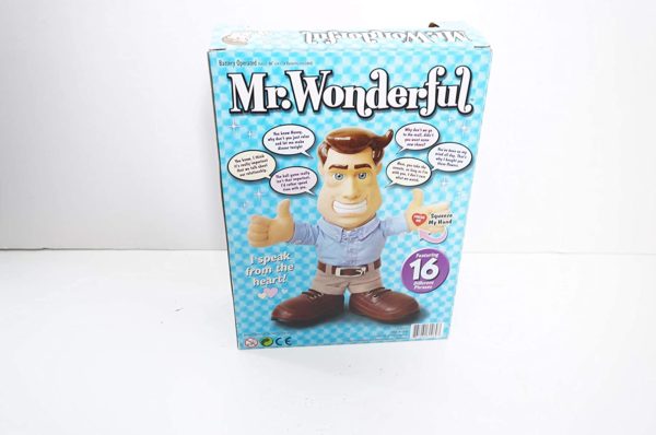 Mr Wonderful 12" Talking Plush Doll 16 Phrases Perfect Husband Gag Gift 2003