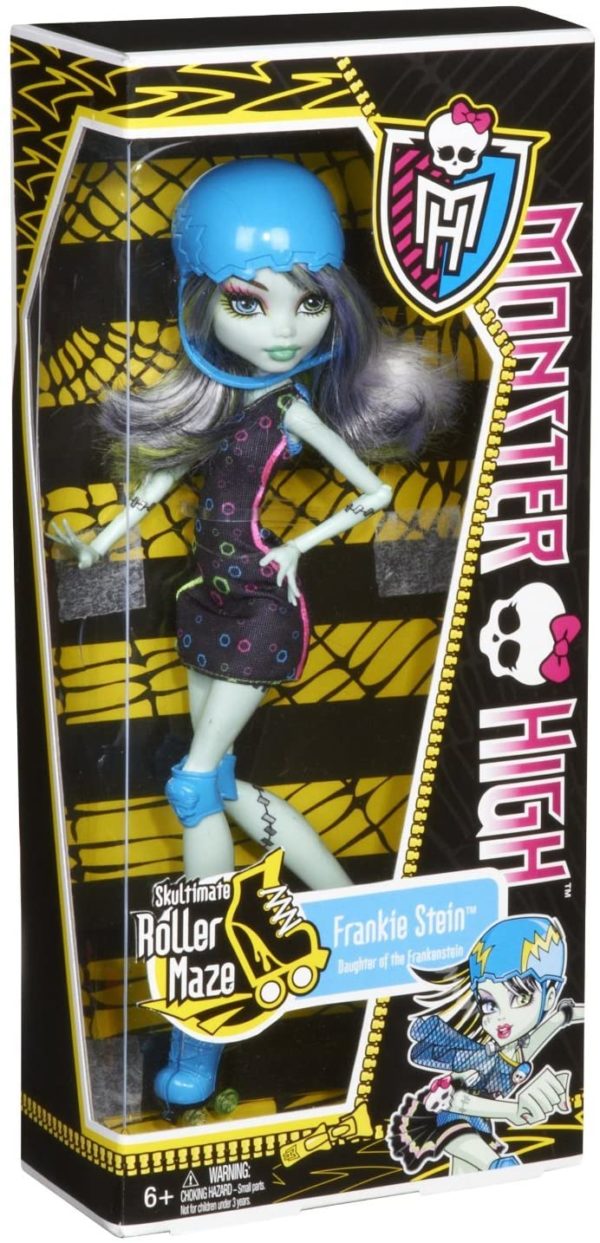 Monster High Roller Maze Frankie Stein Doll 10.5"