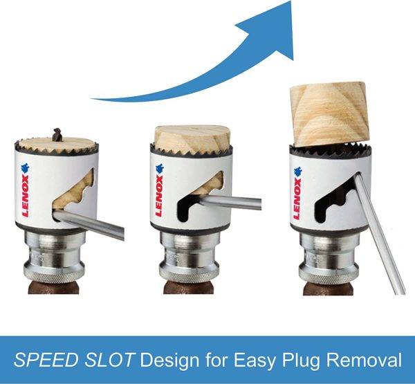 LENOX Tools Hole Saw, Bi-Metal, Speed Slot, 4-1/2-Inch (1772075)