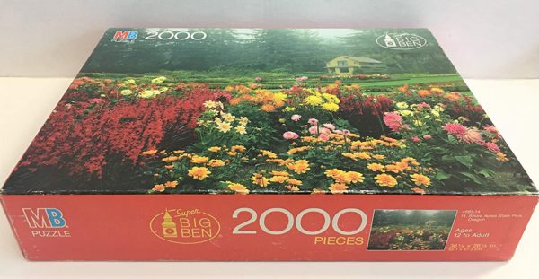 Super Big Ben Shore Acres State Park Oregon 2000 piece puzzle by Milton Bradley by Milton Bradley