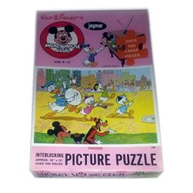 Vintage 1960-70s Jaymar Walt Disneys Mickey Mouse Club Puzzle Over 100 Pieces