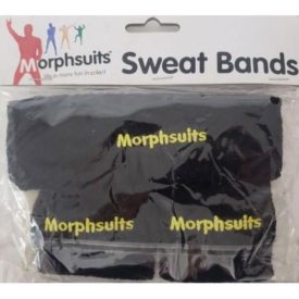 Black Morphsuits Sweat Bands One Size Fits All
