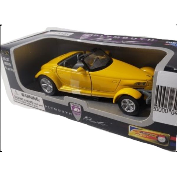 Speedy Power Die Cast 1:32 Scale Plymouth Prowler Yellow Open Doors