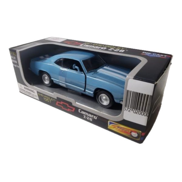 Speedy Power Die Cast 1:32 Scale 1967 Chevy Camaro Z-28 Blue Open Doors