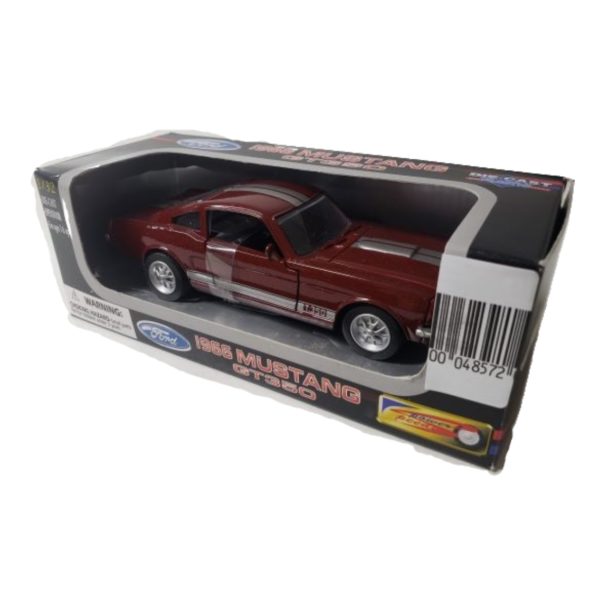 Speedy Power Die Cast 1:32 Scale 1966 Mustang GT350 Burgundy Red Open Doors