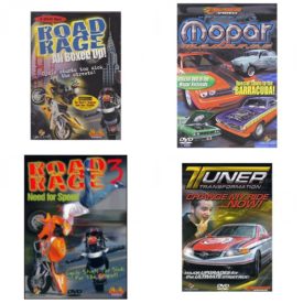 Auto, Truck & Cycle Extreme Stunts & Crashes 4 Pack Fun Gift DVD Bundle: Road Rage: All Boxed Up Vols. 1-3  Mopar Madness  Road Rage Vol. 3 -  Need for Speed  Tuner Transformation: Change My Ride Now