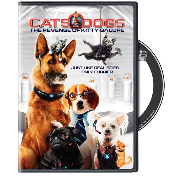 DVD Children's Movies 4 Pack Fun Gift Bundle: Cats & Dogs: The Revenge of Kitty Galore, Teddy Bears, Pocahontas & Anastasia, Ice Age: The Meltdown