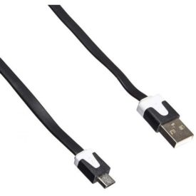 GetPower GP-USB-M Flat Charge/Sync Cable USB, 3 ft L