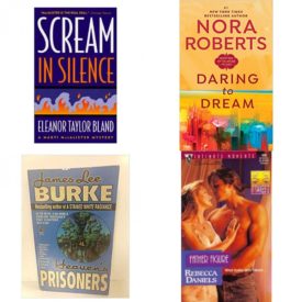 Assorted Novels Paperback Book Bundle (4 Pack): Scream in Silence Marti MacAlister Mysteries Mass Market Paperback, Daring to Dream Dream Trilogy Mass Market Paperback, Heavens Prisoners Dave Robicheaux Mysteries Mass Market Paperback, Father Figure - It Takes 2- Intimate Moments #696 Paperback