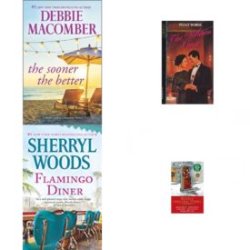 Assorted Romance Paperback Book Bundle (4 Pack): The Sooner the Better Deliverance Company Mass Market Paperback, The Stillman curse A Kismet romance Mass Market Paperback, Flamingo Diner Mass Market Paperback, Regency Christmas Wishes: The Lucky Coin / Following Yonder Star / The Merry Magpie / Best Wishes / Let Nothing You Dismay Mass Market Paperback