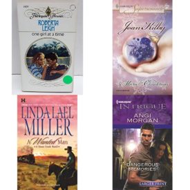 Assorted Harlequin Romance Paperback Book Bundle (4 Pack): One Girl at a Time Harlequin Presents #1420 Mass Market Paperback, A Mom for Christmas Mass Market Paperback, A Wanted Man A Stone Creek Novel Mass Market Paperback, Dangerous Memories  Mass Market Paperback