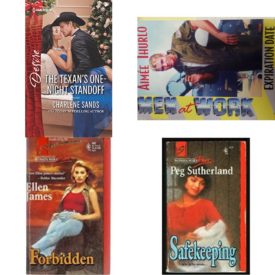 Assorted Harlequin Romance Paperback Book Bundle (4 Pack): The Texans One-Night Standoff Dynasties: The Newports Mass Market Paperback, Expiration Date Men at Work: Doctor, Doctor #31 Mass Market Paperback, Forbidden Mass Market Paperback, Safekeeping Mass Market Paperback