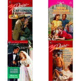 Assorted Silhouette Romance Paperback Book Bundle (4 Pack): Rio: Man Of Destiny The Blaylocks Silhouette Desire Mass Market Paperback, A Mother for Jeffrey Silhouette Special Edition, No. 1211 Paperback, If A Man Answers Silhouette Intimate Moments Paperback, Cowboy Who Came In From The Cold Desire Paperback