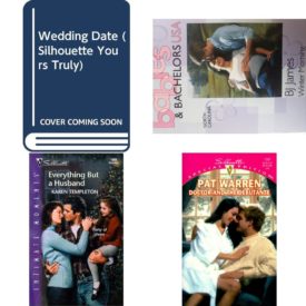 Assorted Silhouette Romance Paperback Book Bundle (4 Pack): Wedding Date Silhouette Yours Truly Paperback, Winter Morning Babies & Bachelors USA: North Carolina #33 Mass Market Paperback, Everything But A Husband Paperback, Doctor And The Debutante Special Edition, 1337 Paperback