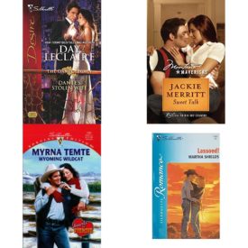 Assorted Silhouette Romance Paperback Book Bundle (4 Pack): Dantes Stolen Wife The Dante Legacy Paperback, Sweet Talk Montana Mavericks Paperback, Wyoming Wildcat Silhouette Special Edition, 1287 Paperback, Lassoed! Silhouette Romance Paperback