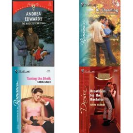 Assorted Silhouette Romance Paperback Book Bundle (4 Pack): Magic Of Christmas Silhouette Special Edition Paperback, Dr. Charming Silhouette Romance Paperback, Taming The Sheik Silhouette Romance Paperback, Breathless For The Bachelor Texas Cattlemans Club: The Stolen Baby Mass Market Paperback