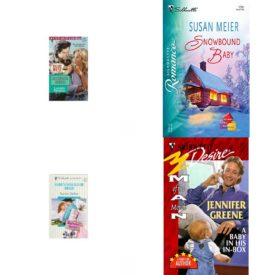 Assorted Silhouette Romance Paperback Book Bundle (4 Pack): Accidental Heiress Silhouette Intimate Moments No. 840 Paperback, Snowbound Baby Bryant Baby Bonanza Paperback, LukeS Would - Be - Bride Silhouette Romance Mass Market Paperback, Baby In His In - Box Man Of The Month Desire Paperback