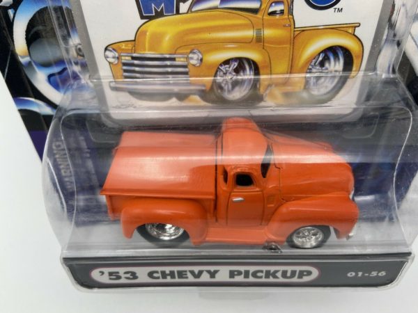 Muscle Machines 1:64 Scale Diecast Collectible 1953 Chevy Pickup 01-56 Orange