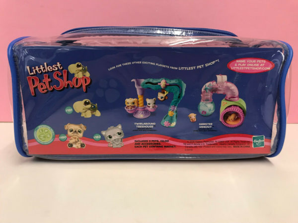 Littlest Pet Shop Winter Vinyl Duffle Bag Figure 3-Pack