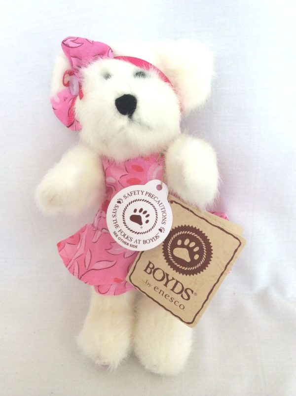 Boyds Bears Longaberger "Passion O Hope" 8" Bear #95374LB by Enesco 2013