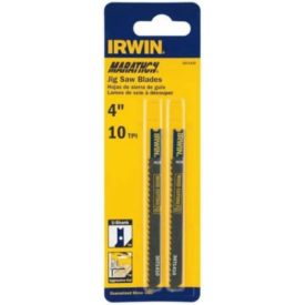 IRWIN 3071410 U Shank 4" 10 TPI Carbon Milled Jig Saw Blade