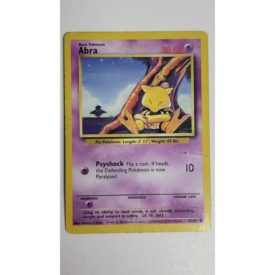 Excellent Abra 43/102 Jungle Set Pokemon Card