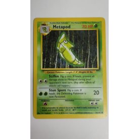 Near Mint Metapod 54/102 Base Set Unlimited Pokemon Card