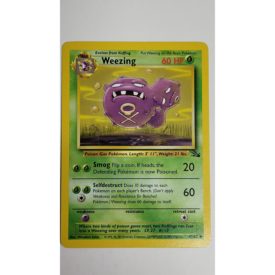 Near Mint Weezing 45/62 Fossil Set Pokemon Card