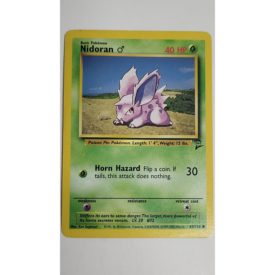 Near Mint Nidoran ♂ 83/130 Base Set 2 Pokemon Card