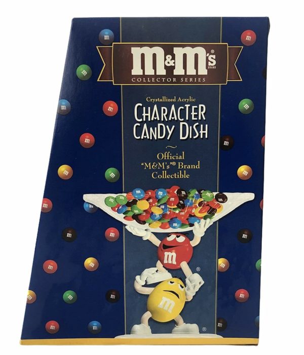 M&M's Candy Dish Red & Yellow Character Limited Edition Collectible