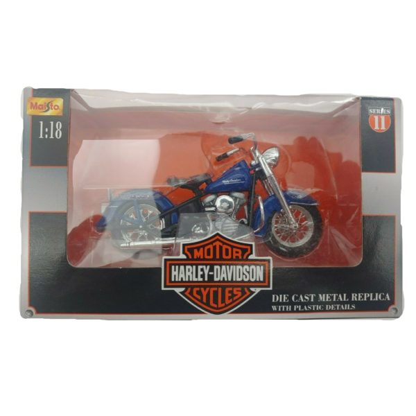 2001 Maisto Harley Davidson 1953 74 FL Hydra-Glide Motorcycle Diecast 1:18 Series 11