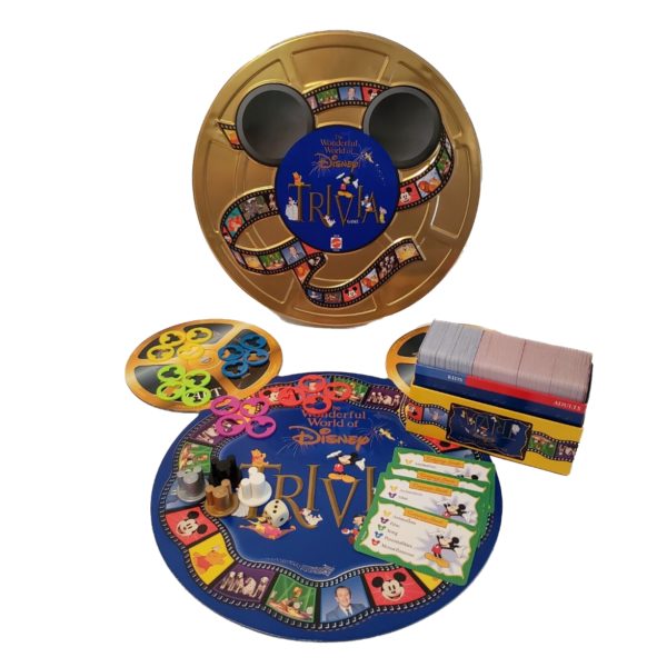 Wonderful World of Disney Trivia Board Game Mattel Tin 1997 Factory Sealed