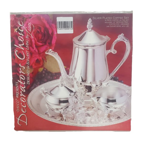 Coffee Set Davco Silver, LTD. Silver Plated Four Piece #6001