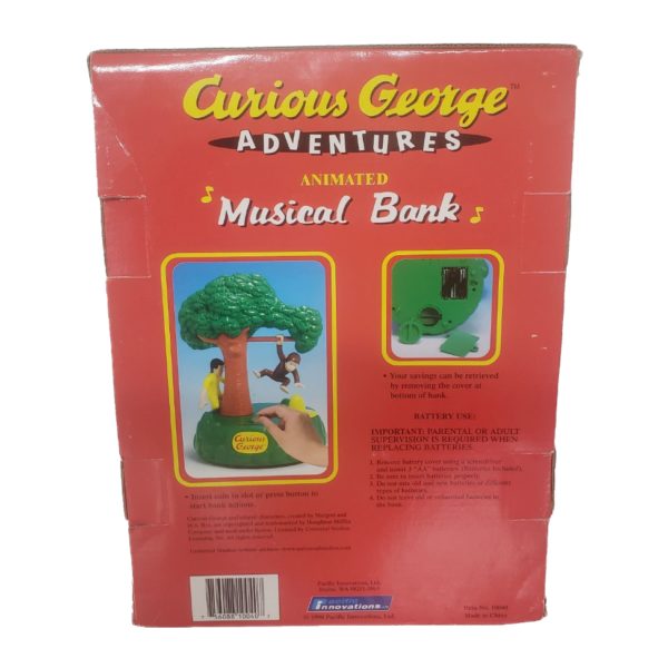 Curious George Adventures Animated Musical Coin Bank Ages 3+