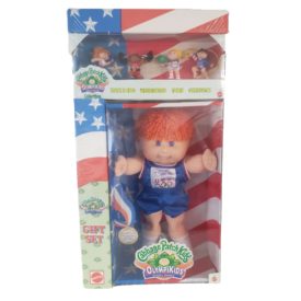 1996 Mattel Cabbage Patch Kids Olympics Track & Field Olympikids "Buzz Harris" Special Edition Doll Gift Set