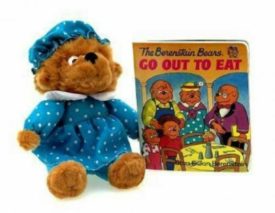 The Berenstain Bears "Go Out To Eat" Book and Plush Gift Set 1997