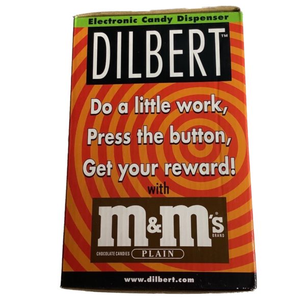 M&M's Dilbert Electronic Candy Dispenser Limited Edition Collectible #4725