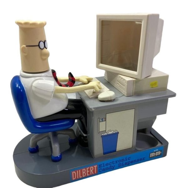 M&M's Dilbert Electronic Candy Dispenser Limited Edition Collectible #4725