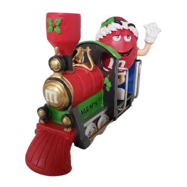 M&M's Department 56 Christmas Express Train Engine Figurine Limited Edition Collectible