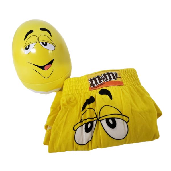 Yellow M&M’s Men's Boxer Shorts In Tin Size XL (40-42)