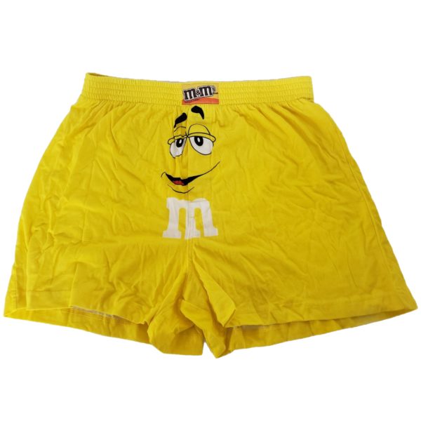 Yellow M&M’s Men's Boxer Shorts In Tin Size XL (40-42)