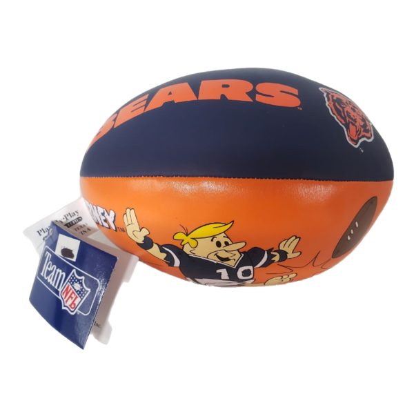 The Flintstones Barney Rubble Team NFL Chicago Bears Softee Plush Football 7-Inch Ages 4+
