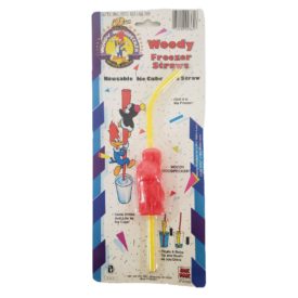 Vintage 1987 Woody Woodpecker Freezer Straw
