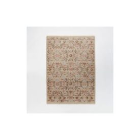 Rockland Hand Knotted Distressed Persian Inspired Style Rug Ivory - Threshold designed with Studio McGee