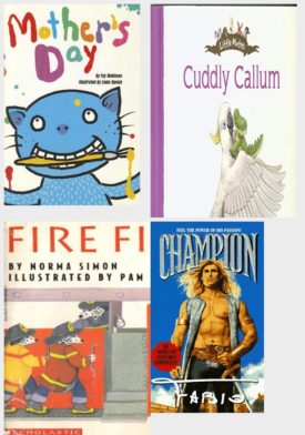 Children's Fun & Educational 4 Pack Paperback Book Bundle (Ages 3-5): Mothers Day Scott Foresman Reading: Blue Level, Cuddly Callum, Fire Fighters, The Amazing World of Plants Blue Planet Diaries