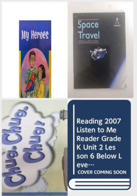 Children's Fun & Educational 4 Pack Paperback Book Bundle (Ages 3-5): My Heroes Little Reader Twin Texts, Space Travel Alphakids, READING 2007 INDEPENDENT LEVELED READER GRADE K UNIT 5 LESSON 4 ADVANCED, READING 2007 LISTEN TO ME READER GRADE K UNIT 2 LESSON 6 BELOW LEVEL: ME!