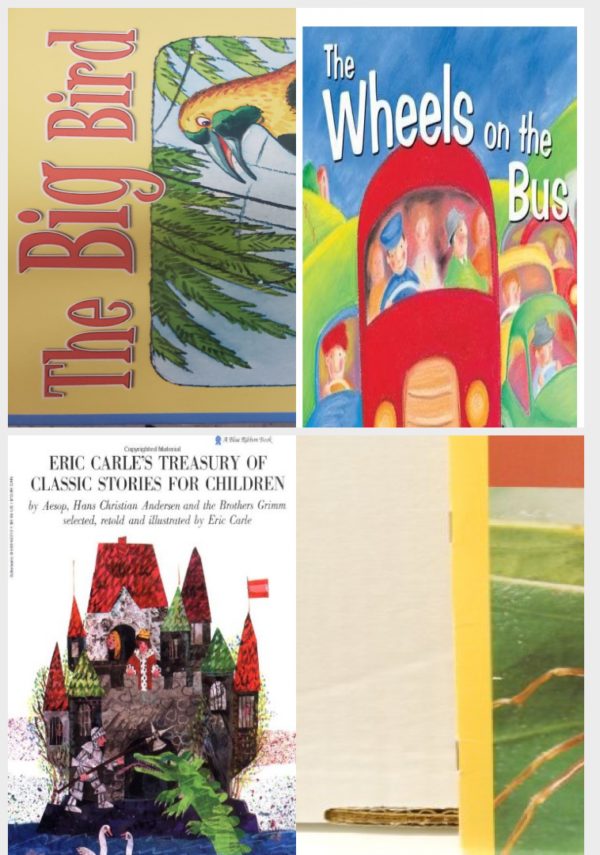 Children's Fun & Educational 4 Pack Paperback Book Bundle (Ages 3-5): READING 2007 INDEPENDENT LEVELED READER GRADE K UNIT 5 LESSON 1 ADVANCED, The Wheels on the Bus, Eric Carle Treasury of Classic Stories for Children trade/club A Blue Ribbon Book, Ants