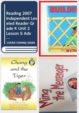 Children's Fun & Educational 4 Pack Paperback Book Bundle (Ages 3-5): READING 2007 INDEPENDENT LEVELED READER GRADE K UNIT 2 LESSON 5 ADVANCED, Building a House, Chang and the Tiger: A Chinese Tale Spotlight Books Vocabulary/Comprehension Book, Grade 2, READING 2007 INDEPENDENT LEVELED READER GRADE K UNIT 5 LESSON 3 ADVANCED