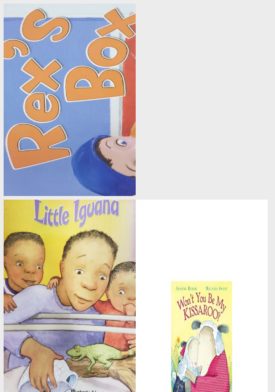 Children's Fun & Educational 4 Pack Paperback Book Bundle (Ages 3-5): READING 2007 LISTEN TO ME READER GRADE K UNIT 5 LESSON 2 BELOW LEVEL: REXS BOX, Reading 2007 Independent Leveled Reader Grade K Unit 5 Lesson 2 Advanced, READING 2007 LISTEN TO ME READER GRADE K UNIT 2 LESSON 5 BELOW LEVEL: LITTLE IGUANA, Wont You Be My Kissaroo? Send a Story